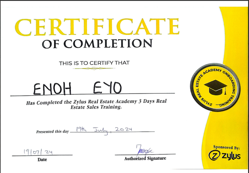 Real Estate Professional Certificate
