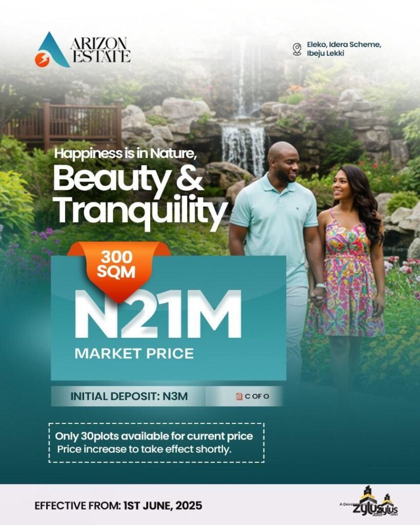 Land Plot – Arizon Estate
