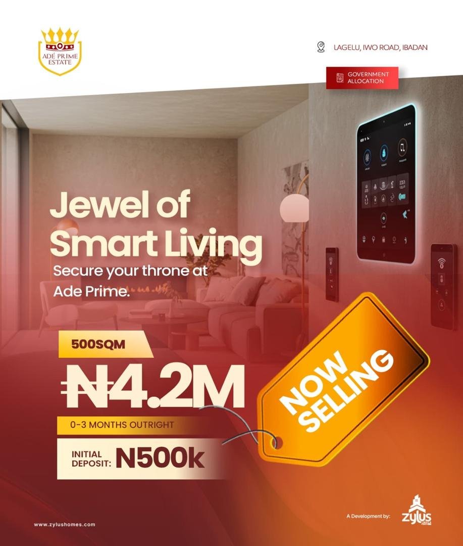 Jewel of Smart Living at Ade Prime Estate